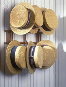 Vintage boater hat