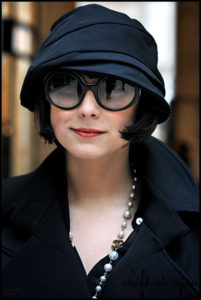 sunglasses and hat